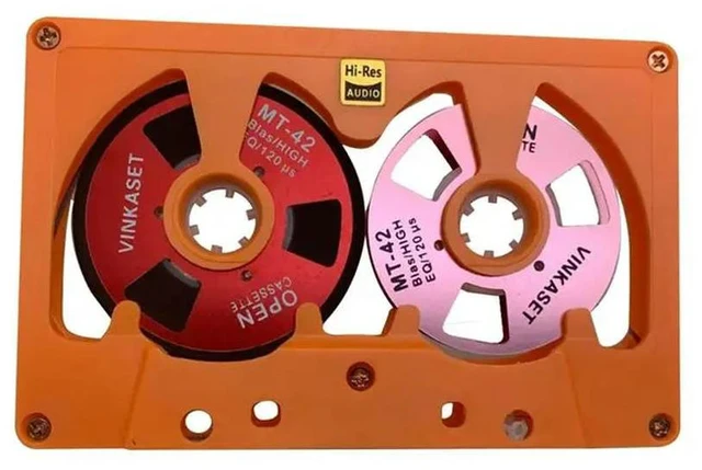 Main image of 50 Minute Blank Tape Disk Cassette Tape Double-Sided l Small Open Disk Hollow Case Blank Cassette Tape