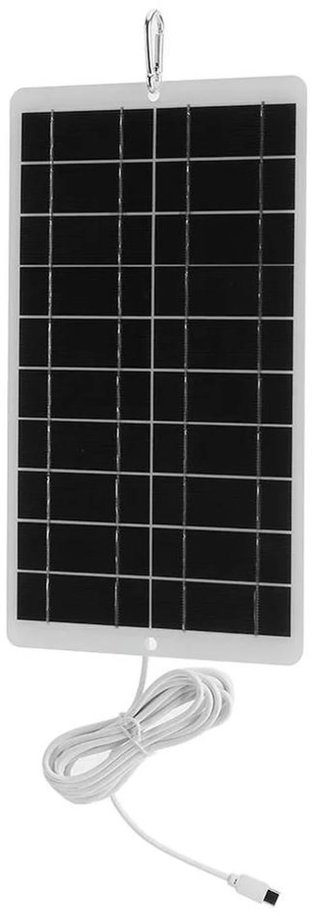 Main image of 8W 5V Solar Panel Charger Waterproof 1600MA Solar Panel Type-C Output Monolithic Silicon Lightweight 3V-5V Mobile Phone Chargers