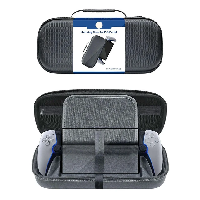 Alt view image 2 of 3 - Travel Carrying Case Shockproof Hard Shell Carry Case Anti-Drop Protective Bag with Mesh Pocket for Portal Console