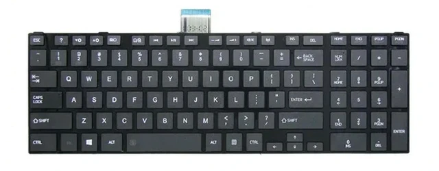 Alt view image 3 of 6 - Laptop Keyboard for L850 L855 L870 Black US Layout