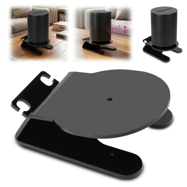 Alt view image 2 of 6 - Desktop Acrylic Speaker Riser for Sonos ERA 100 15 Degree Tilt Screw Lock Anti-slip Vibration Damping