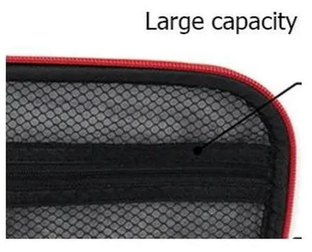 Main image of Gamepad Protective Carrying Case for NS Hori Large Capacity Gamepad Pouch Data Cable 2-way Zipper Bag