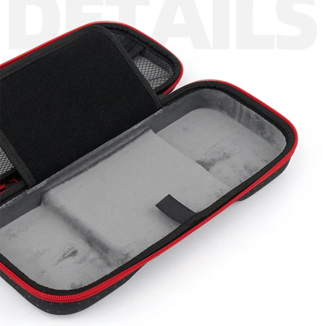 Alt view image 2 of 4 - Gamepad Protective Carrying Case for NS Hori Large Capacity Gamepad Pouch Data Cable 2-way Zipper Bag