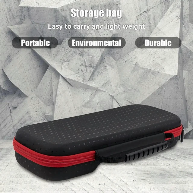 Alt view image 3 of 4 - Gamepad Protective Carrying Case for NS Hori Large Capacity Gamepad Pouch Data Cable 2-way Zipper Bag