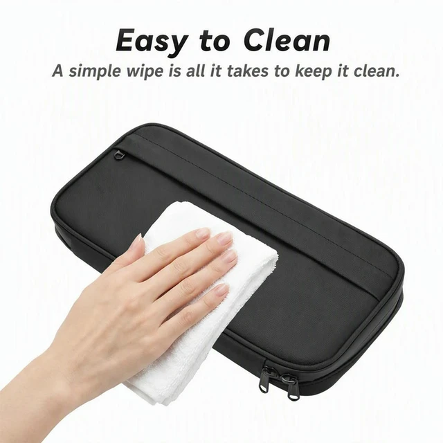Alt view image 3 of 3 - Keyboard Sleeve for MX Keys Mini 900D Nylon Shockproof Waterproof Memory Foam Travel Carrying Case