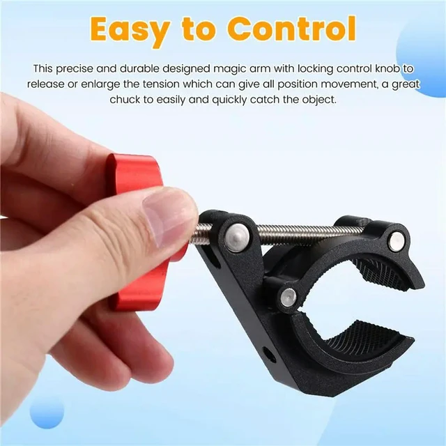 Alt view image 2 of 6 - Fill Light Clip Photography Accessories, Lighting Clip Quick Release Bracket Clip For Cell Phone Camera Fixing Fixture