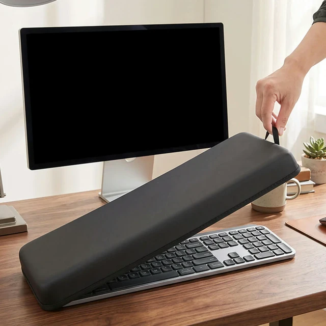 Alt view image 2 of 6 - Keyboard Dust Cover for MX Keys S Foam Hard Shell Waterproof Shockproof Protective Bag