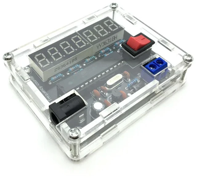 Main image of 10MHz Frequency Meter Frequency Counter AVR Frequency with Shell Counter Cymometer Frequency Measurement 0.000 001Hz Resolution