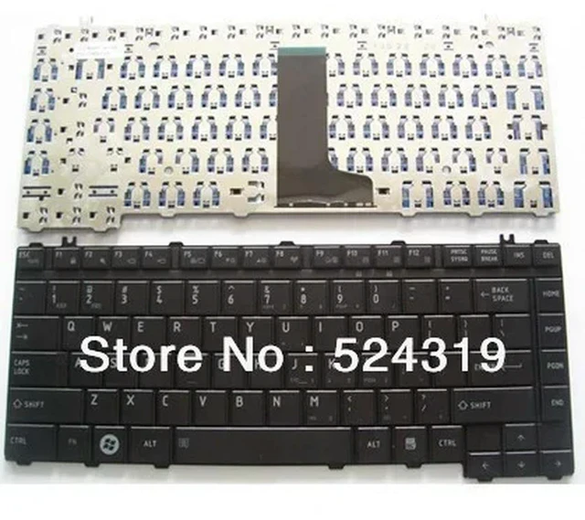 Main image of Laptop Keyboard for A300 M200 L200 A305D M300 L300 M205 Black US Layout