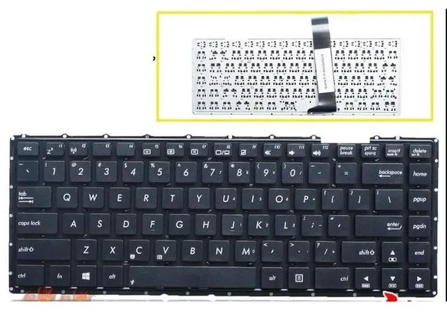 Main image of Laptop Keyboard for S451 Y481 S451E s451Lb R405C X450 K450 Black US Layout