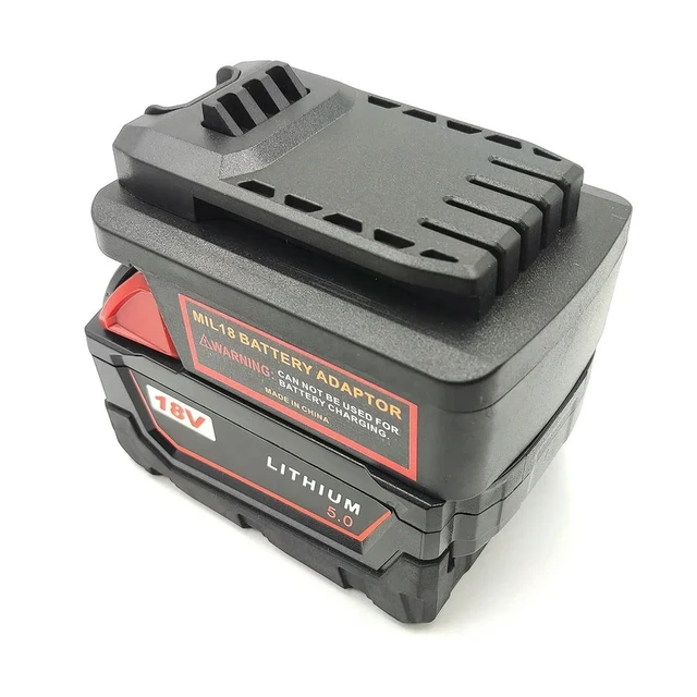 Alt view image 3 of 3 - For Milwaukee 18V Lithium Batteries for CRAFTSMAN 20V for Stanley 18V V20 Lithium Power Tools Adapter Converter