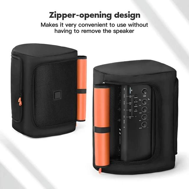 Alt view image 2 of 3 - Nylon Protective Speaker Cover for EON ONE Compact Audio System Ultra Waterproof Dustproof Zippered Bag