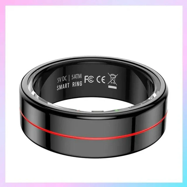 Main image of Ring Multi-Sport Modes Fitness Tracker With Heart Rate Blood Oxygen Monitoring Sleep Stress Detection Gesture Control