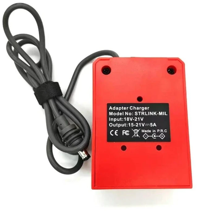 Alt view image 3 of 6 - Mini Power Adapter Lightweight and l Power Adapter for Outdoor and Emergency for Milwaukee 18V Lithium