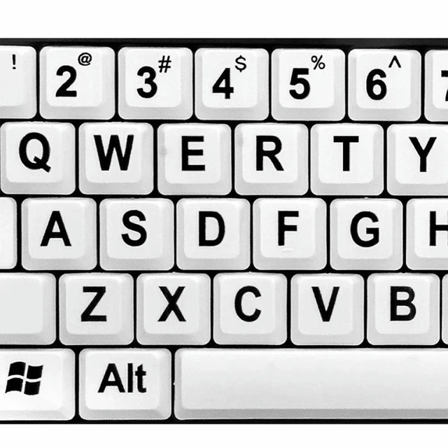 Alt view image 2 of 3 - 104 Keys USB Wired Large Printed Computer PC Keyboard for Elderly Old People