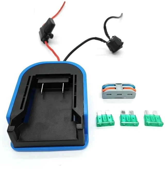 Main image of Power Wheel Adapter for Kobalt 24V Batteries Power Connector for Remote-controlled Trucks with Fuse and Terminal Blocks