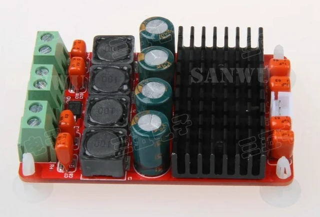 Alt view image 2 of 2 - TPA3116 50W+50W Audio Digital Amplifier Board module Dual 2 Channel PBTL Mono Amplifier 100W DC11-26V Stereo HIFI Car Subwoofer