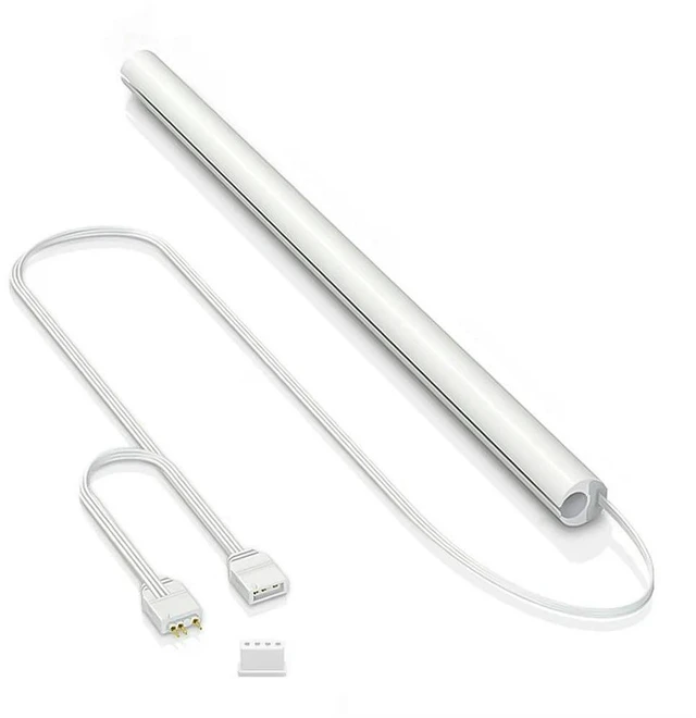 Main image of 2 PCS Silicone Hose Pipe 5V 3PIN ARGB Tube Sleeve Water Cooling Raditor Tube Soft Tube ARGB Vest Computer Case Decoration