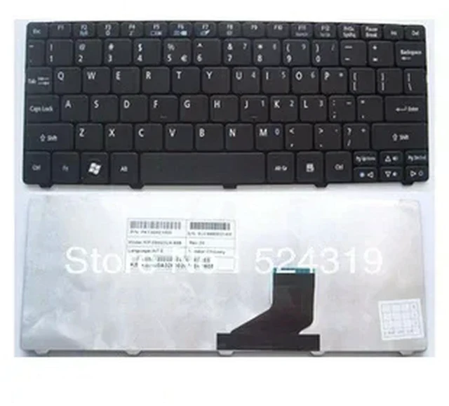 Main image of Laptop Keyboard for one 531 532G 521 532H 533H ZE6 NAV50 D255 D257 D260 D270 US Layout
