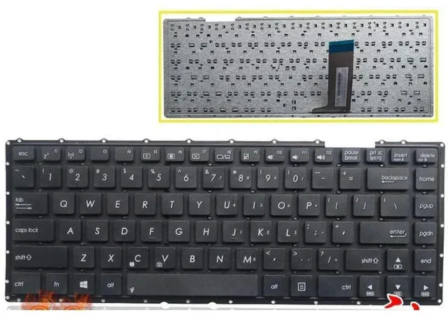 Main image of Laptop Keyboard for A455 R455L R455 A555 Y483 X451 A450 Black US Layout