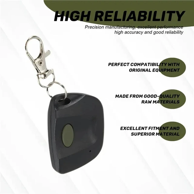 Alt view image 3 of 3 - 3 PCS Garage Door Remote Compatible With Multicode 300Mhz 10 Dip Switch 3089 3060 3070 Gate Opener With Keychain