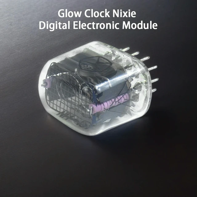 Alt view image 2 of 3 - IN-12 IN12 Digital Tube Glow Tubes Tube Nixie Tube Clock Glow Tube for Glow Clock Nixie Digital LED Clock DIY Part