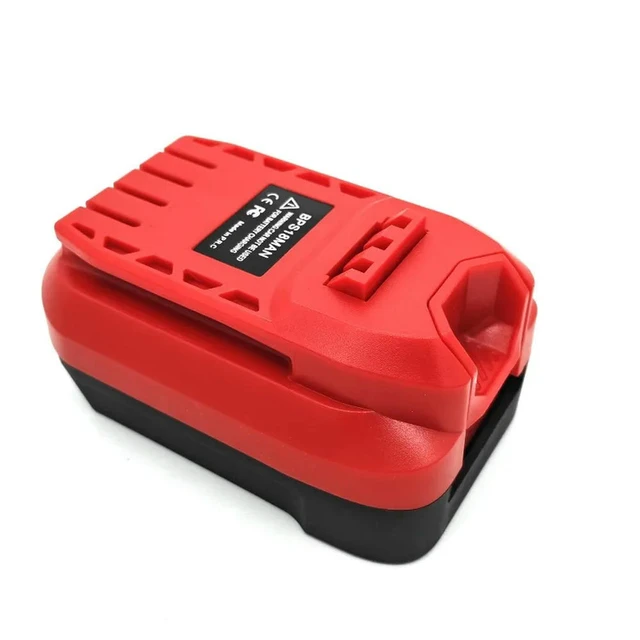 Alt view image 3 of 3 - For Black+Decker/Porter-Cable/Stanley 18V Li-ion Batteries BPS18MAN Adapter Compatible with For Craftsman 20V Power Tool