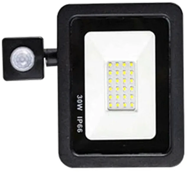 Alt view image 3 of 3 - Security Lights Outdoor Motion Sensor Led Pir Floodlight IP66 Waterproof Outside Wall Light Garden Doorway 30W