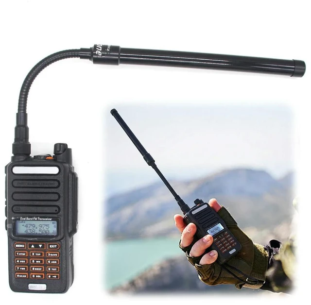 Main image of Two Way Radio Replacement Non-Rusting VHF/UHF(136-470MHz) Radio Mast 2.15dB/3.5dBi Gain for Quansheng TG-K4AT/TG-2AT