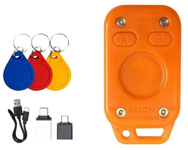 Main image of Upgrade Chameleon Ultra V2.0 RFID Chip Reader Emulator 125Khz/13.56Mhz Duplicator+ 3X CUID Keychain