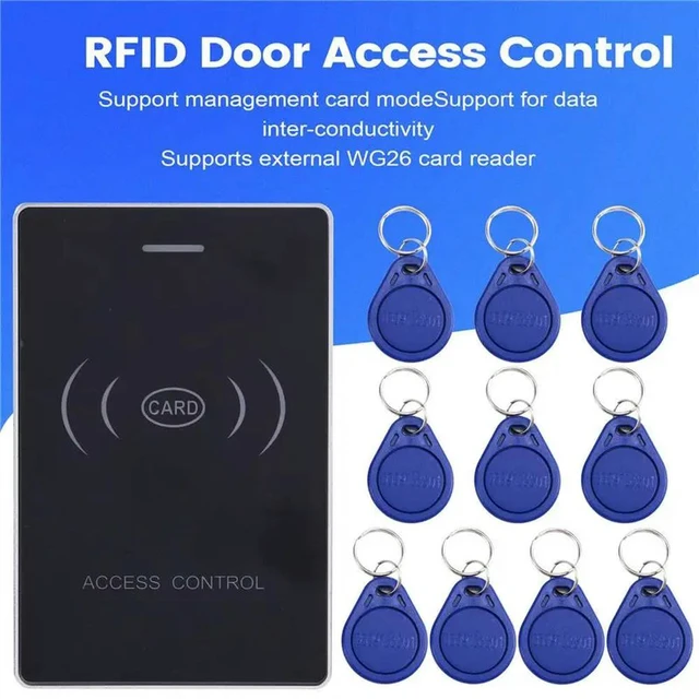 Alt view image 2 of 6 - RFID Door Access Controller Dual Frequency IC/ID Reader 9-24V Power Supply Includes 2 Mother Cards& 20000 Cards Capacity