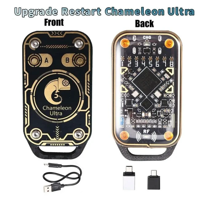 Alt view image 3 of 3 - Card Emulator With Chameleon Ultra RFID Chip Reader 125Khz 13.56Mhz ID IC Card Decoding Duplicator Restart Functi