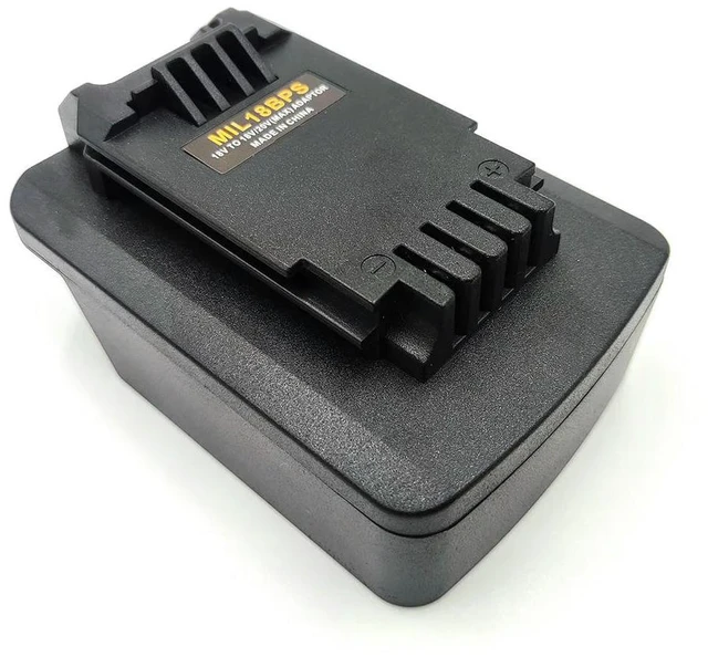 Main image of ALASICKA MIL18BPS Adapter for Milwaukee 18V Li-ion To Work for Black&Decker/Porter-Cable/Stanley 20V Power Tools