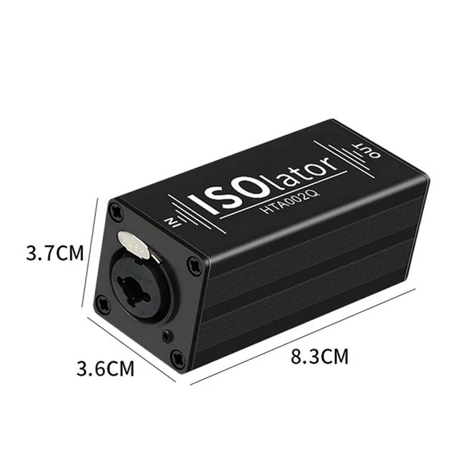 Alt view image 3 of 3 - Audio Isolator Audio Noise Filte Isolator 6.35 Audio For Eliminator Common Ground For Audio System