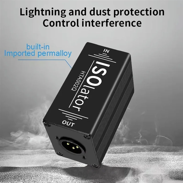 Alt view image 2 of 3 - Audio Isolator Audio Noise Filte Isolator 6.35 Audio For Eliminator Common Ground For Audio System