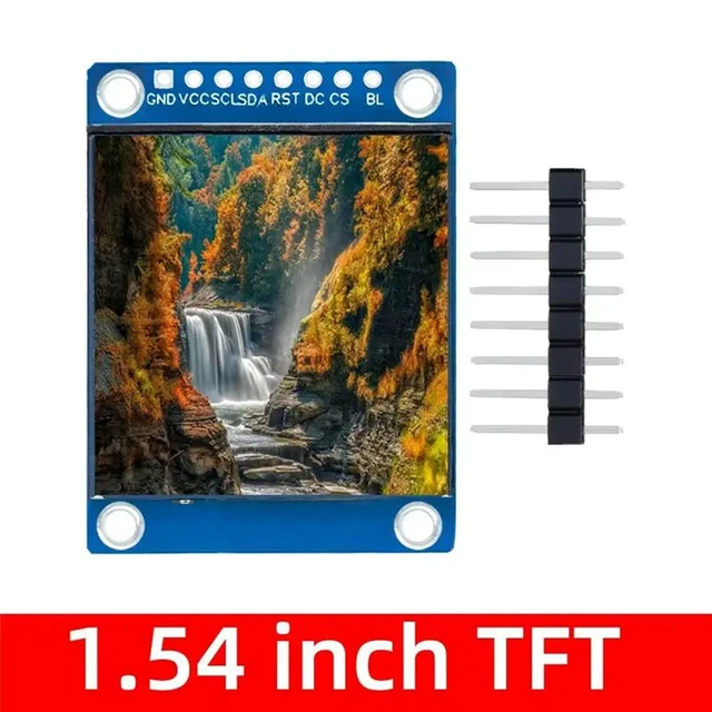 Alt view image 2 of 6 - ST7789 Driver SPI Interface-1.54-Inch IPS TFT Display Module-HD 240X240 Resolution With EC11