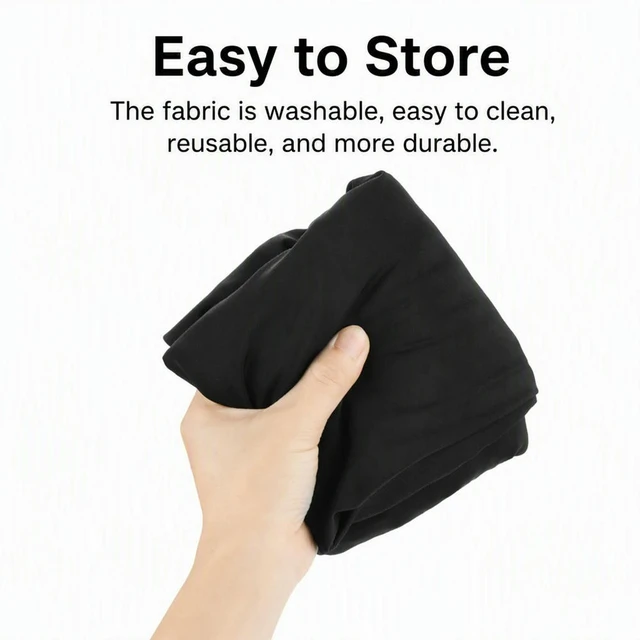 Alt view image 3 of 6 - 3D Printer Dust Cover for Flashforge Adventurer 5M Elastic Hem Washable Foldable Protective Sleeve