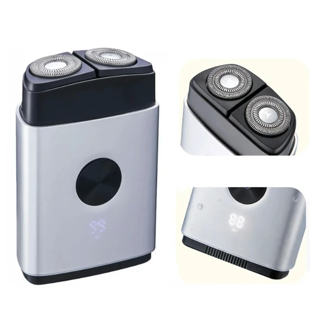 Alt view image 2 of 3 - Rechargeable Waterproof Shaver Electric Shaver 1-Hour Fast Charging 100-Minute Life Cordless Trimmer for Home