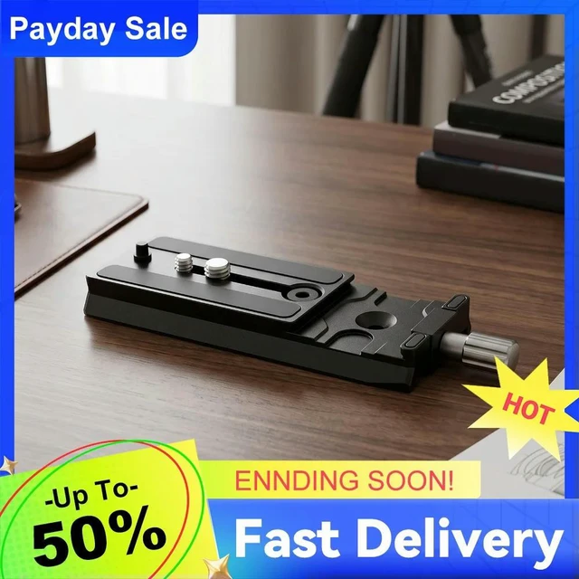 Main image of For for Manfrotto-Type Quick Release Plate with Arca-Type Clamp Sliding Quick Release Plate For for Manfrotto 11cm