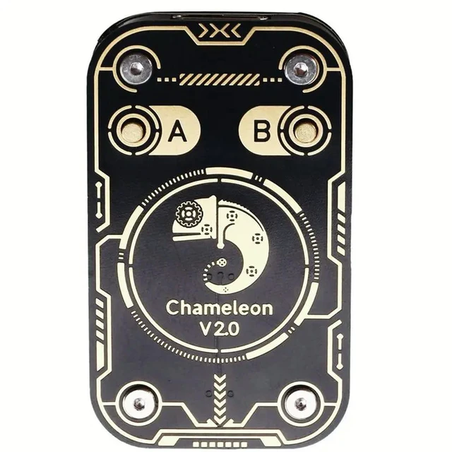 Alt view image 3 of 3 - Chameleon V2.0 RFID Chip Reader Emulator Chameleon Duplicator +4XUID Keychain/CUID Card 125K 13.56M Card Decode