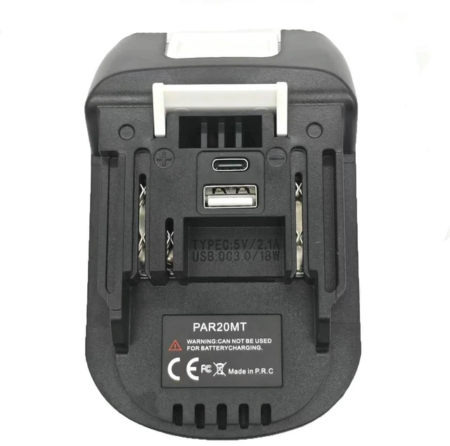 Main image of PARK20MT Adapter Converter for Parkside 20V Lithium Batteries Compatible with For Makita 18V Li-ion Cordless Power Tools