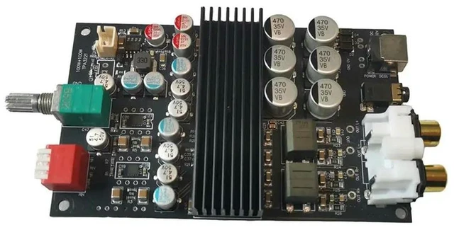 Main image of TPA3221 12V-32V 120W+ 120W Double Channel Digital Power Amplifier Stereo Module With Integrated Preamplifier Tone Control