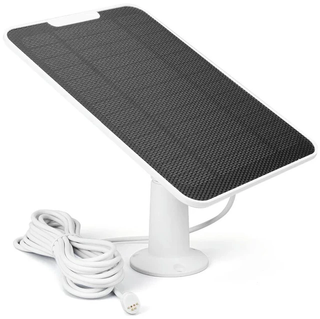 Main image of Solar Cells Charger IP65 Waterproof Monocrystalline Solar Panel with Rack and Screwdriver 4W 5V Compatible with Google Nest Cam