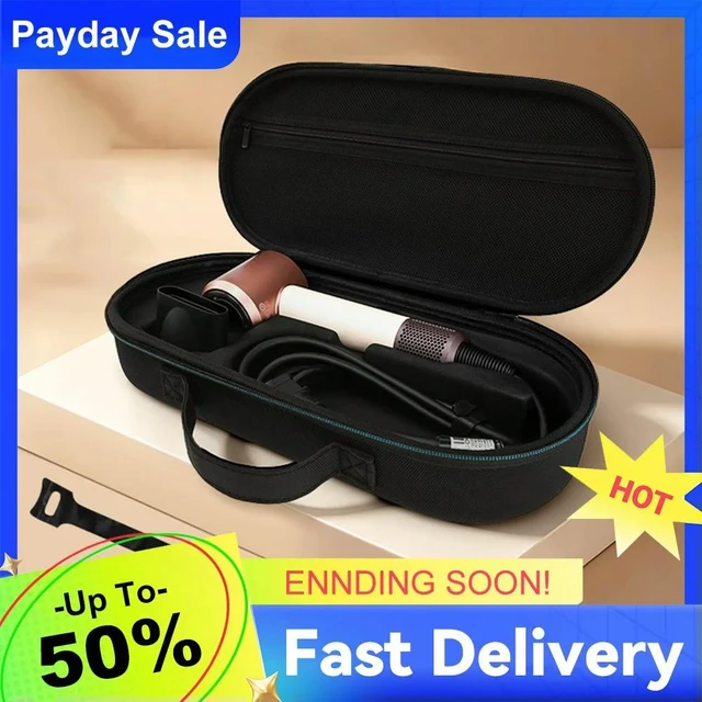 Main image of Hard Carrying Case for Hair Dryer Travel HD19 Adults Outdoors Use EVA Protective Case with Hand Strap and Zipper