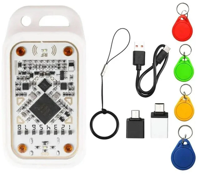 Main image of Chameleon V3.0 RFID Chip Emulator Reader+4XUID Keychain