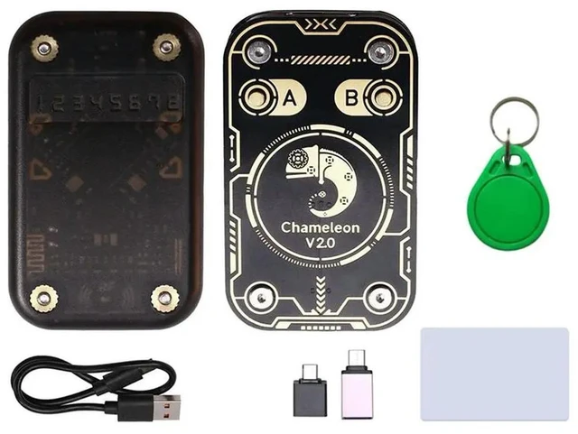 Main image of Chameleon Duplicator+ UID Keychain/CUID Card 125K 13.56M Card Decode Chameleon V2.0 RFID Chip Reader Emulator