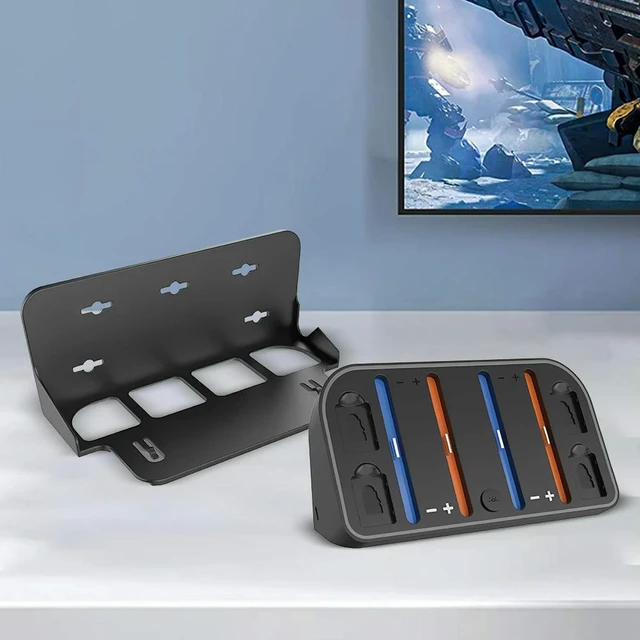 Alt view image 2 of 3 - Wall Mount Charging Dock Station for for for Switch 2 for Joycon Controller Dock Station Charging Station 7 Modes RGB Light