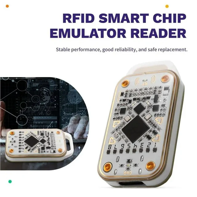 Alt view image 2 of 3 - Chameleon V3.0 Read Write RFID Chip Emulator Reader+ 5XUID Keychain 125K 13.56Mhz ID IC Card Tag Copyer Cop