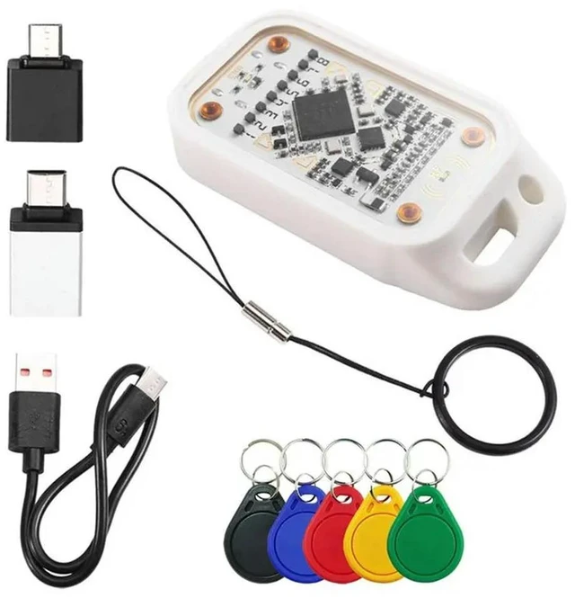 Main image of Chameleon V3.0 RFID Chip Emulator Reader+5XUID Keychain