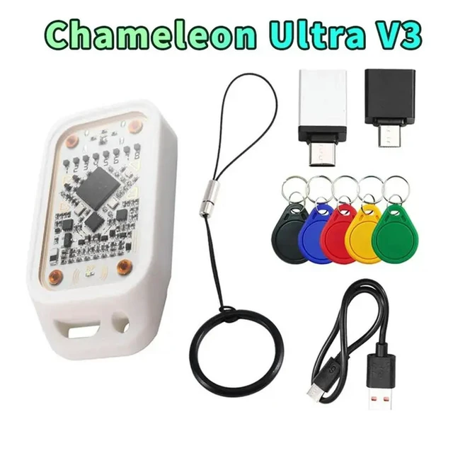 Alt view image 3 of 3 - Chameleon V3.0 RFID Chip Emulator Reader+5XUID Keychain